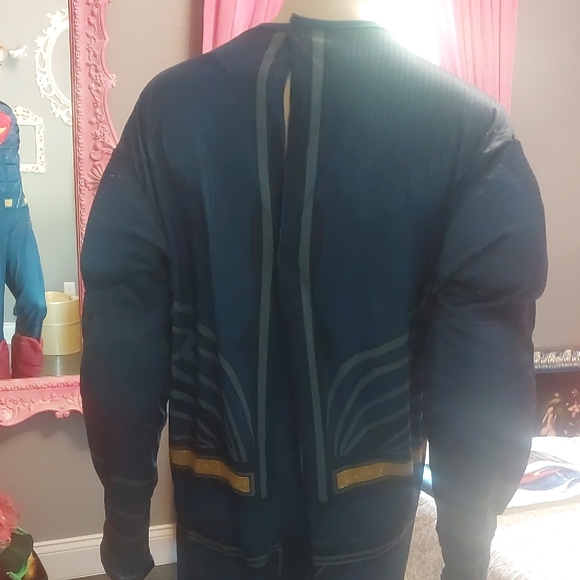 Spirit Superman Muscle Chest Costume - Red and Blue - Picture 8 of 9